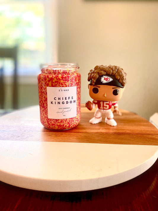 Chiefs Kingdom Candle