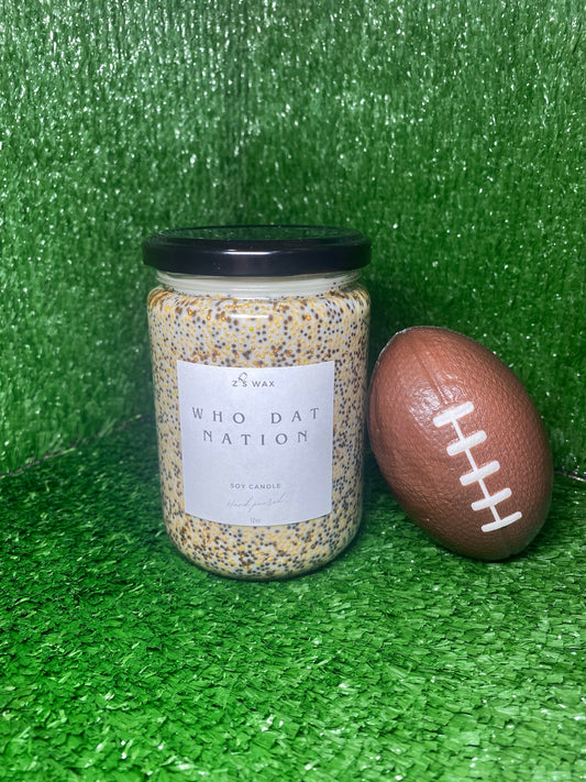 Who Dat Nation Candle