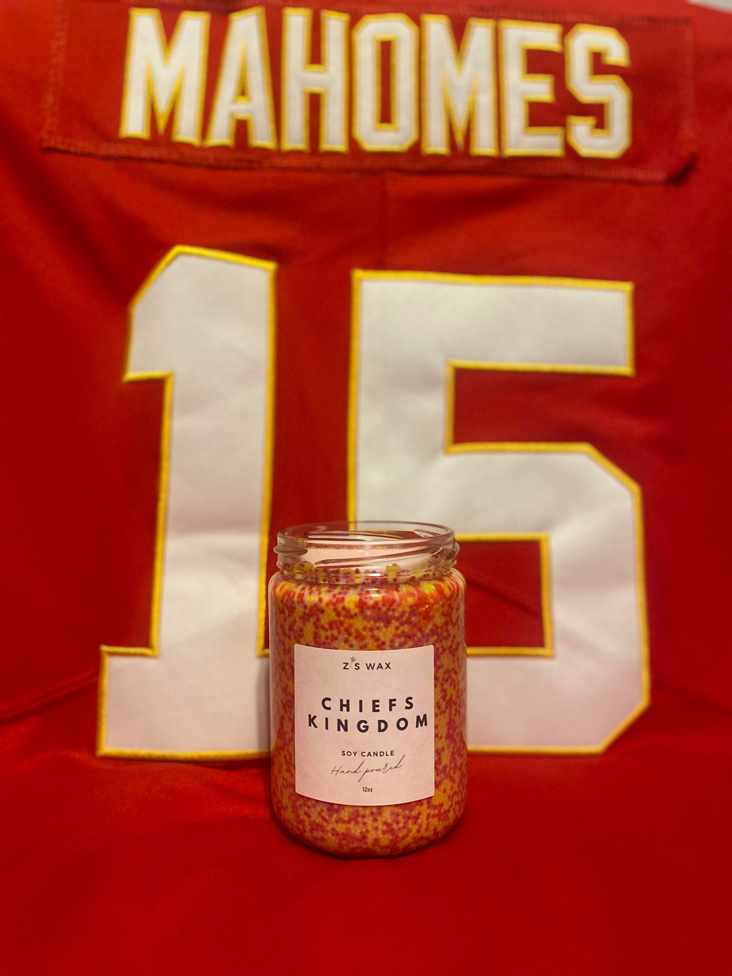 Chiefs Kingdom Candle