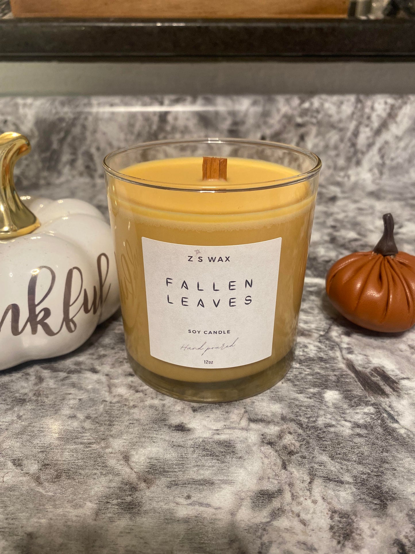 Fallen Leaves Candle