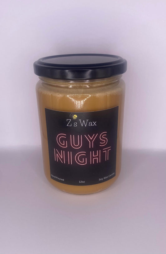 Guy's Night Candle